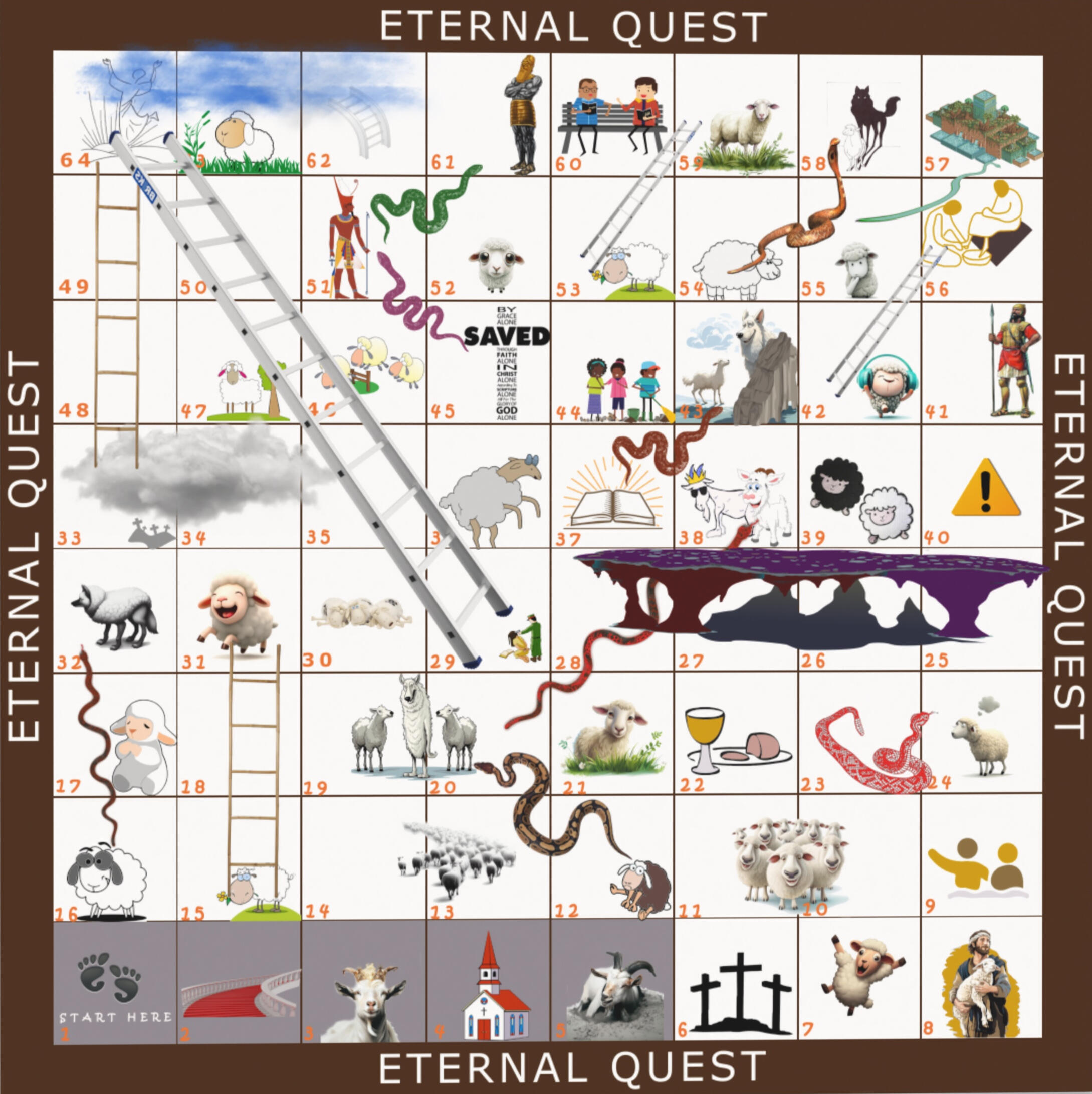 Eternal Quest Board Game Design